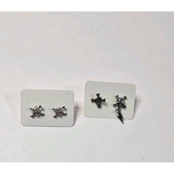 Jewelry Lot Rhinestone Skull Vixen Theme Clean Curated Bundle Free Gift - Picture 14 of 16